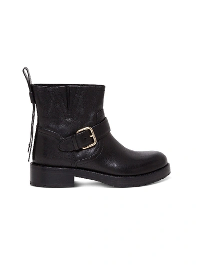 Red Valentino Redvalentino Buckled Ankle Boots In Black