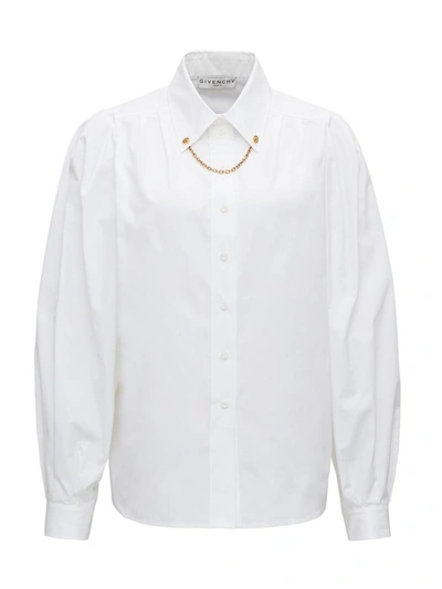 Givenchy Blouse With Puffed Sleeves In White