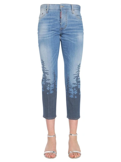 Dsquared2 Boyfriend Fit Jeans In Denim