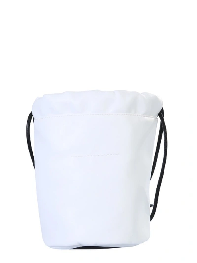Mm6 Maison Margiela Bucket Bag In White