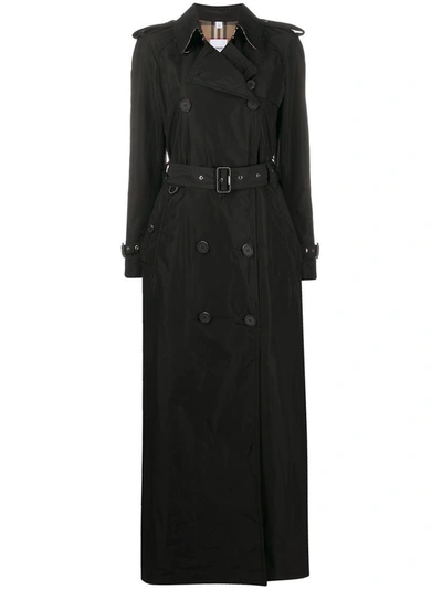 Burberry Coats In Nero