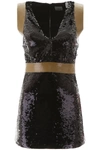 BURBERRY BURBERRY SEQUINED MINI DRESS