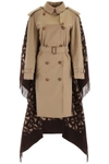 BURBERRY BURBERRY TRENCH COAT WITH MONOGRAM CAPE