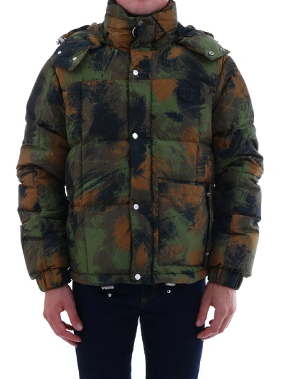 Off-white Camouflage Jacket In Green
