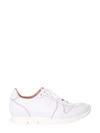 Buttero Lace-up Leather Sneakers In White
