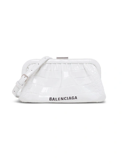 Balenciaga Cloud Xs Handbag In White