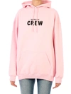 Balenciaga Crew Hoodie Pink In Pink