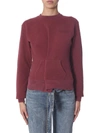 Ben Taverniti Unravel Project Unravel Project Crew Neck Sweatshirt In Bordeaux