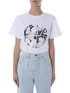 Alberta Ferretti Sequinned Print T-shirt In White