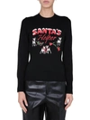 Philosophy Di Lorenzo Serafini Santa's Helper Print Jumper In Black