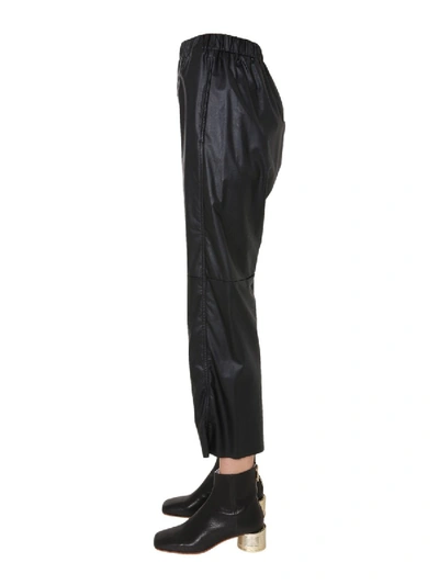 Mm6 Maison Margiela Cropped Trousers In Black