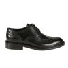 SAINT LAURENT DERBY LACE-UP IN BLACK LEATHER