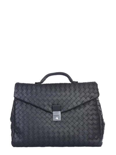 Bottega Veneta Document Holder In Black