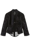 DOLCE & GABBANA DOLCE & GABBANA EMBROIDERED ORGANZA JACKET