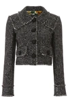 DOLCE & GABBANA DOLCE & GABBANA HOUNDSTOOTH JACKET