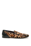 Dolce & Gabbana Leopard Print Pony Hair Loafers Men In Animal Print
