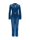 PINKO DOUBLE BREASTED DENIM SUIT