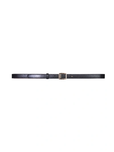 Givenchy Double G Belt In Black