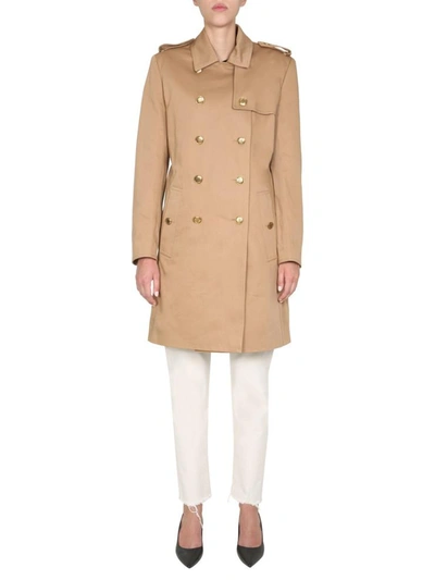 Givenchy Double-breasted Trench In Beige