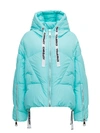 Khrisjoy Khris Iconic Hooded Down Jacket In Light Blue