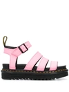 Dr. Martens' Blaire Sandals In Pink In Rosa