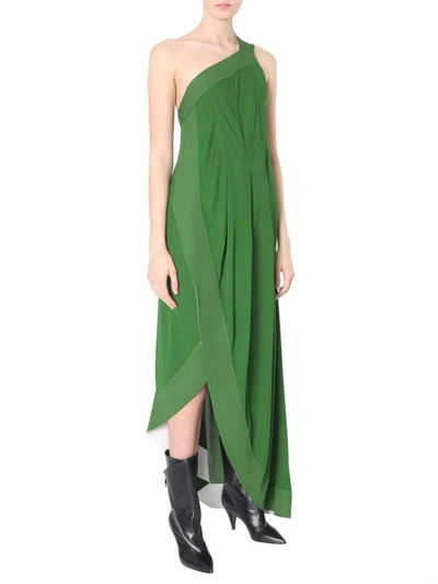 Givenchy Dress With Contrasting Stitching In Green