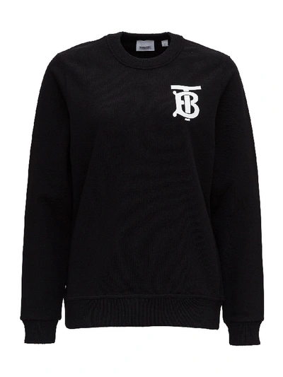 Burberry Monogram Sweatshirt In Black