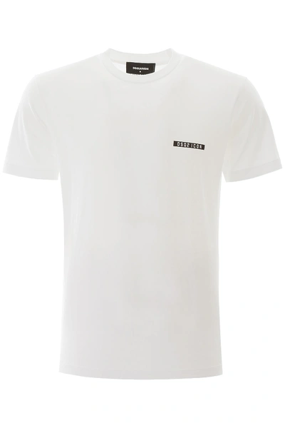 Dsquared2 Dsq2 Icon T-shirt In White