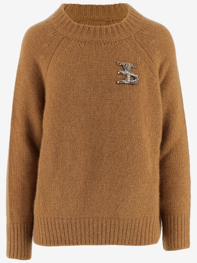 Ermanno Scervino Sweaters In Marrone