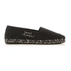 SAINT LAURENT ESPADRILLAS IN COTONE NERO