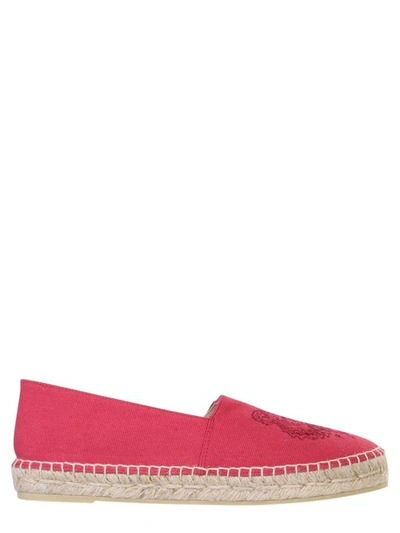 Kenzo Espadrillas With Logo In Fuchsia