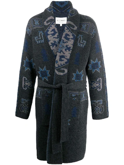 Etro Coats In Blu