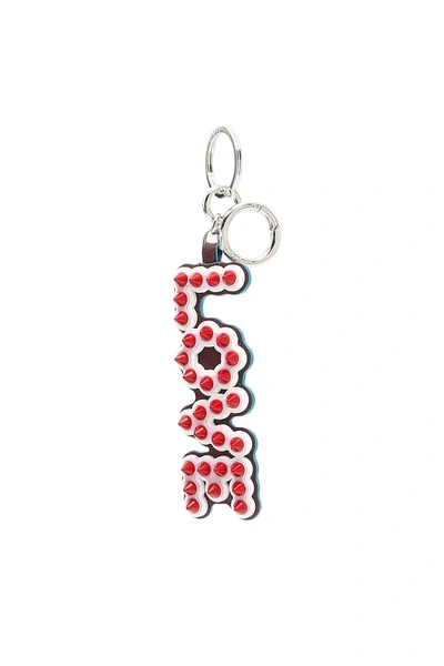 Fendi Love Charm With Usb In Pink,red,white