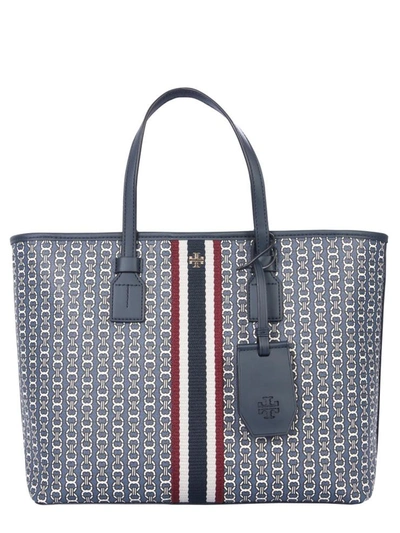 Tory Burch Gemini Link Tote Bag In Blue