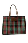 ETRO ETRO GLOBETROTTER LEATHER-TRIMMED TOTE