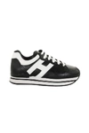 HOGAN H222 LEATHER SNEAKERS