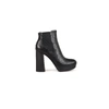 HOGAN H391 BLACK LEATHER ANKLE BOOT