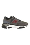 HOGAN HOGAN H477 trainers GREY AND RED