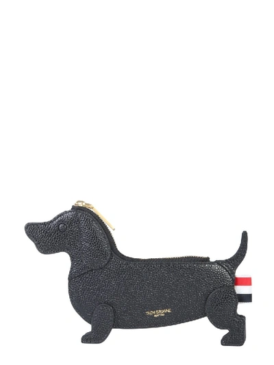 Thom Browne Hector Coin Holder In Black