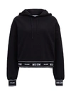 MSGM HOODIE WITH LOGO BAND