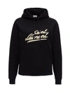 SAINT LAURENT HOODIE WITH LOGO PRINT