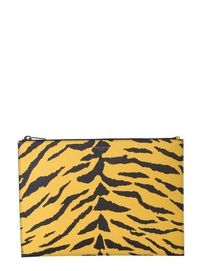 Saint Laurent I-pad Case In Yellow