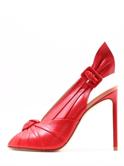 Francesco Russo Knot Décolleté Red Deather