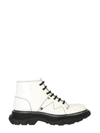ALEXANDER MCQUEEN LACES AND TREAD SOLE BOOTS