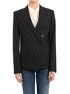 SAINT LAURENT LAMÉ STRIPED JACKET