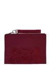 KENZO LARGE POUCH WITH LOGO UNISEX