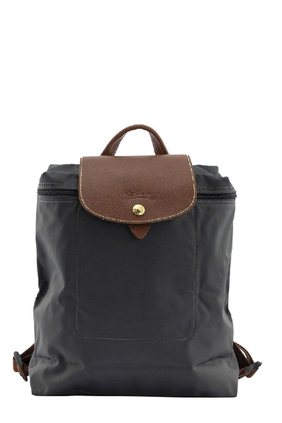 Longchamp Le Pliage Nylon Backpack In Dark Beige
