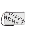 GIVENCHY LEATHER CLUTCH WITH LOGO