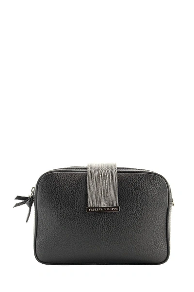 Fabiana Filippi Leather Mini Bag In Black