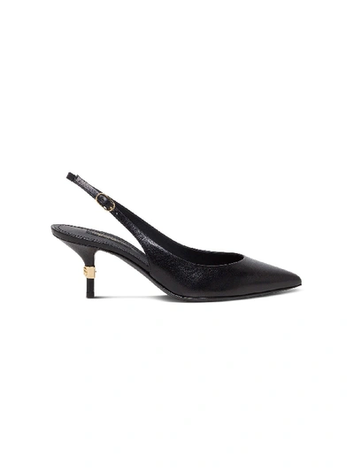 Dolce & Gabbana Leather Pumps In Black